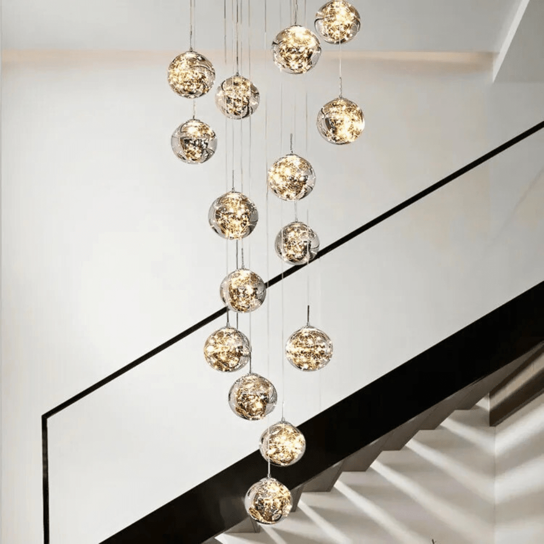 Bella Glass Ball Chandelier