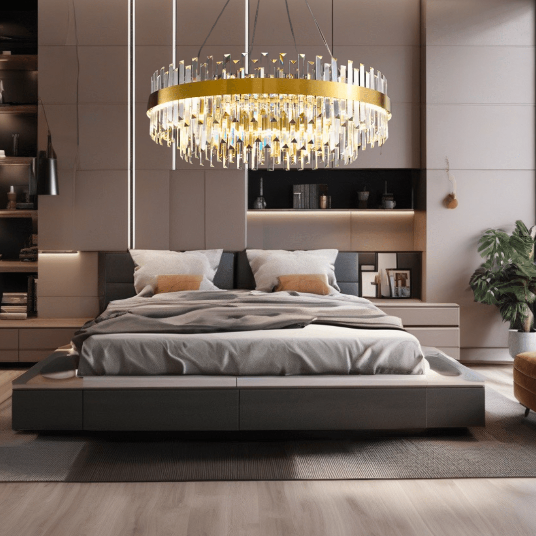 Chandelier en cristal Orion