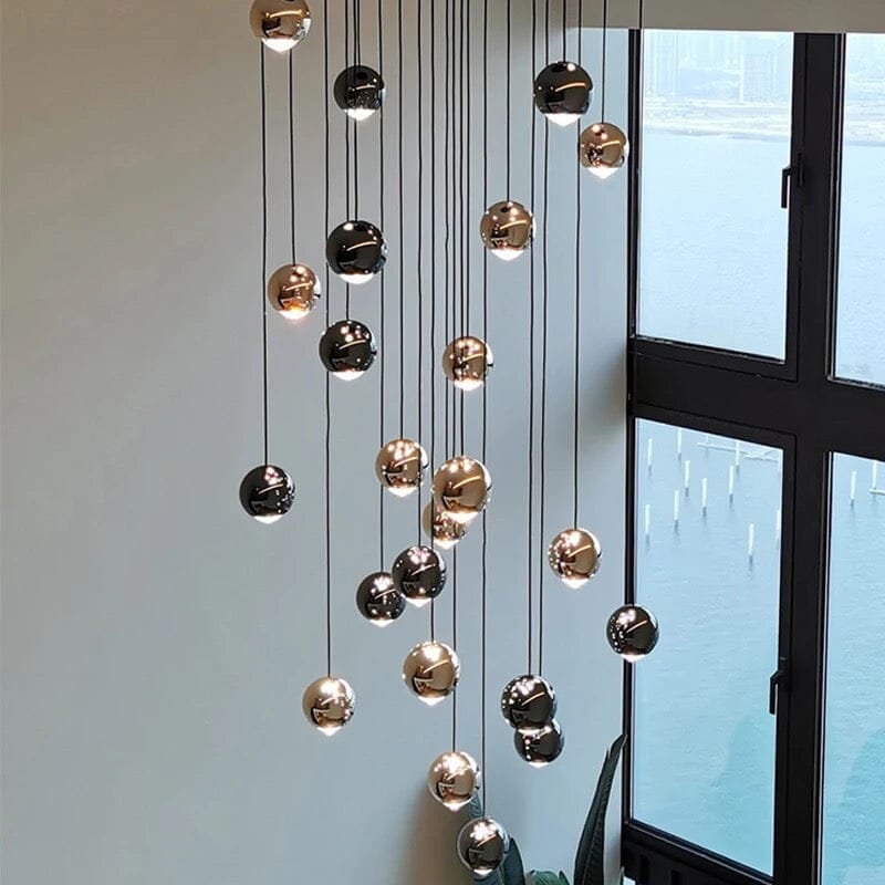 Glass Raindrop Chandelier