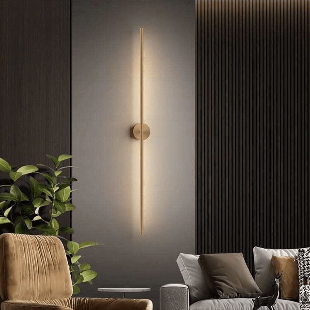 Aplique de pared Golden Tube