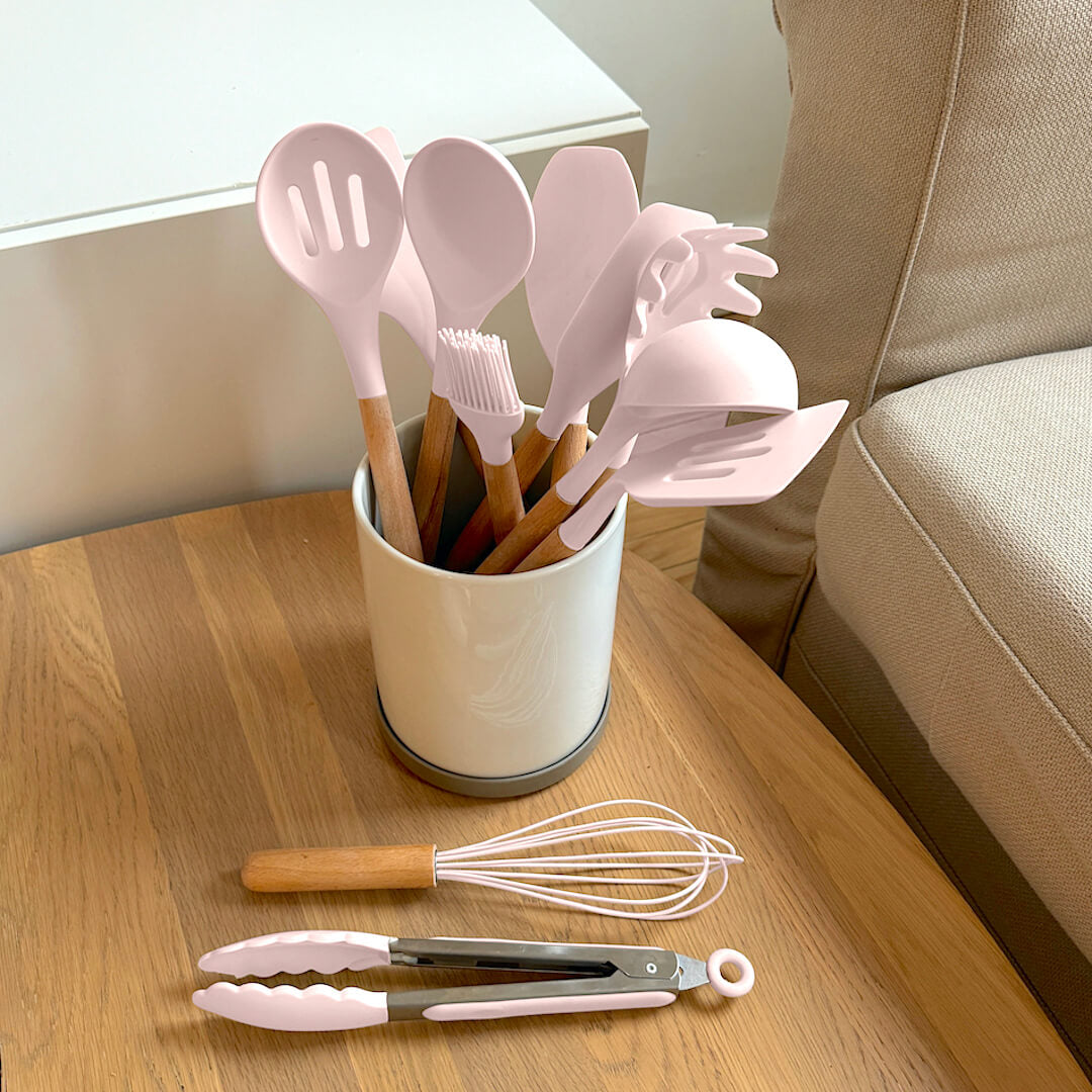 Conjunto de Utensílios de Silicone