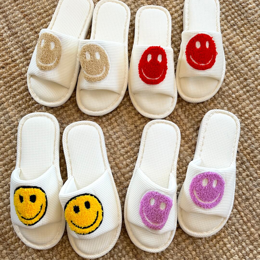 Happy Face Slides pantofle