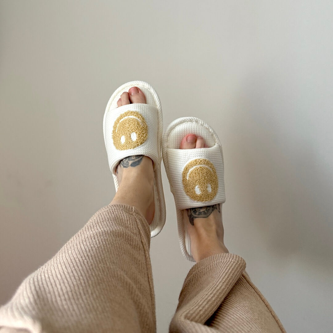 Happy Face Slides slippers