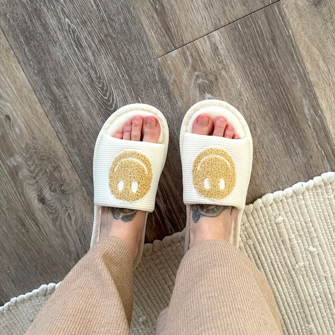 Happy Face Slides slippers