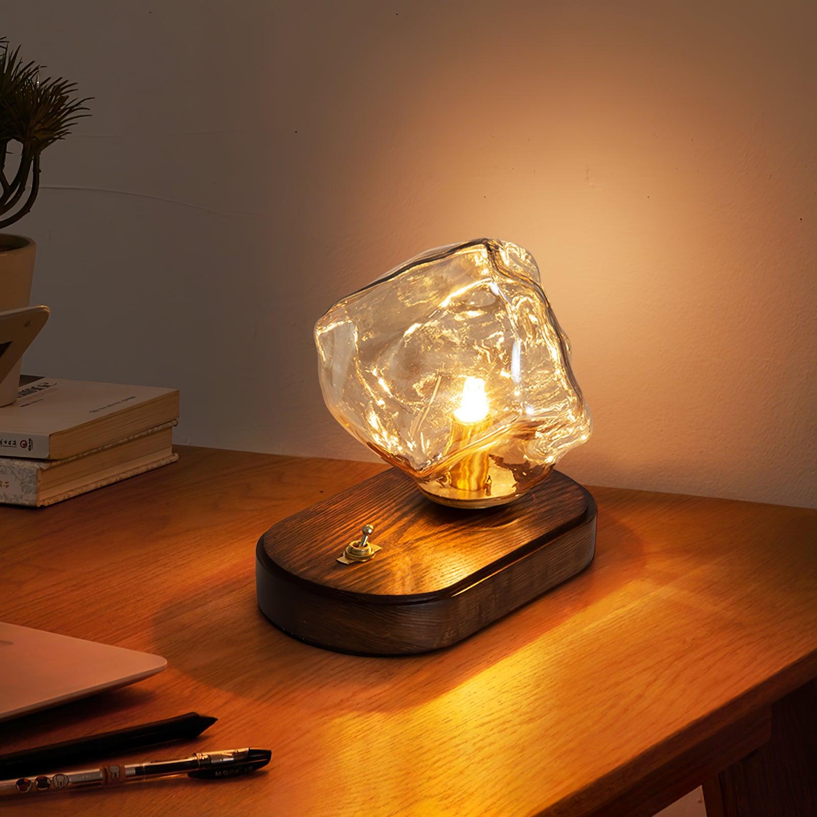 FrostedGlass - Sophisticated Table Lamp