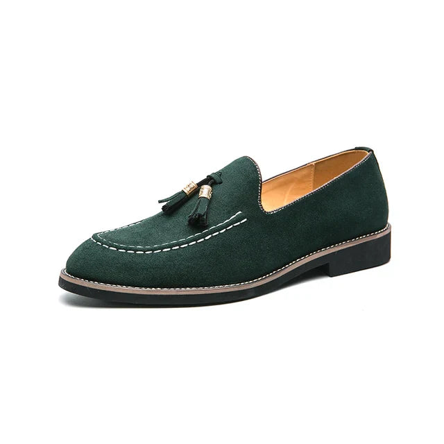 Italian Suede Leather Men's Loafers