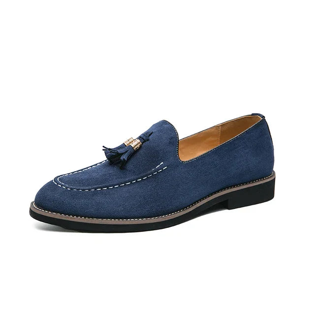 Italian Suede Leather Men's Loafers