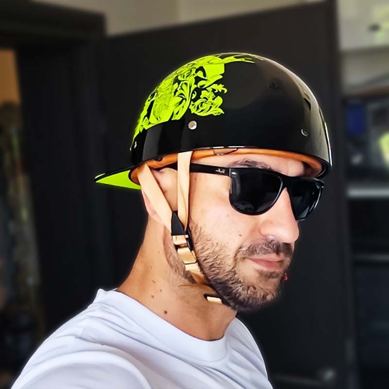 Casco da motocicletta per baseball - approvato DOT