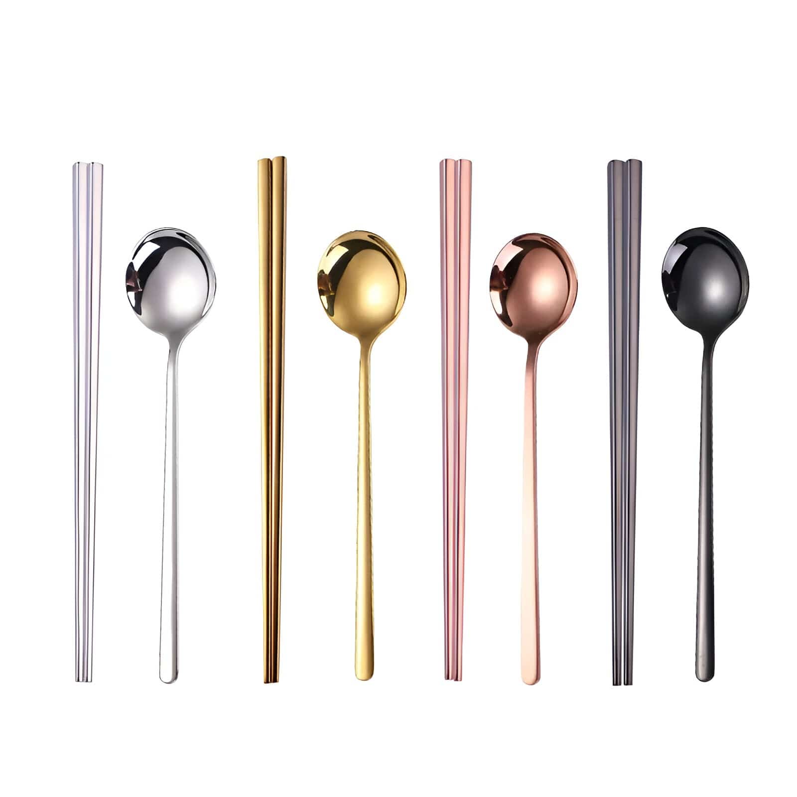 Chopsticks Spoon Cutlery Set