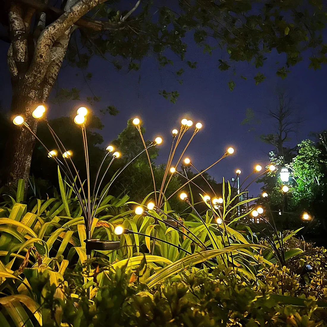 Lucioles LED à énergie solaire