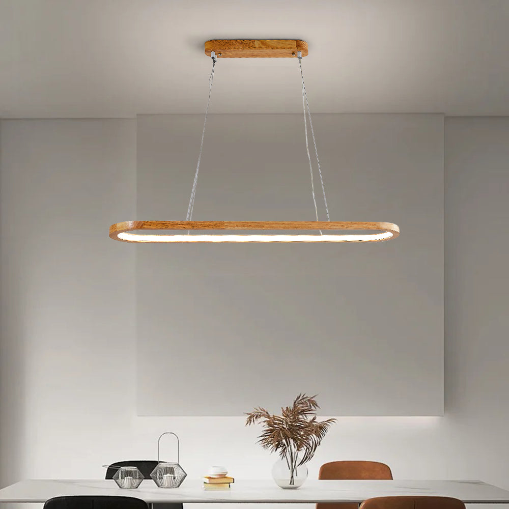 OzawaStyle - Modern hanging lamp made of metal and wood