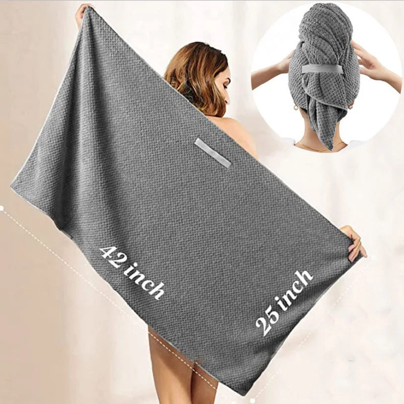 Czysto Duży Towel Wrap do Włosów