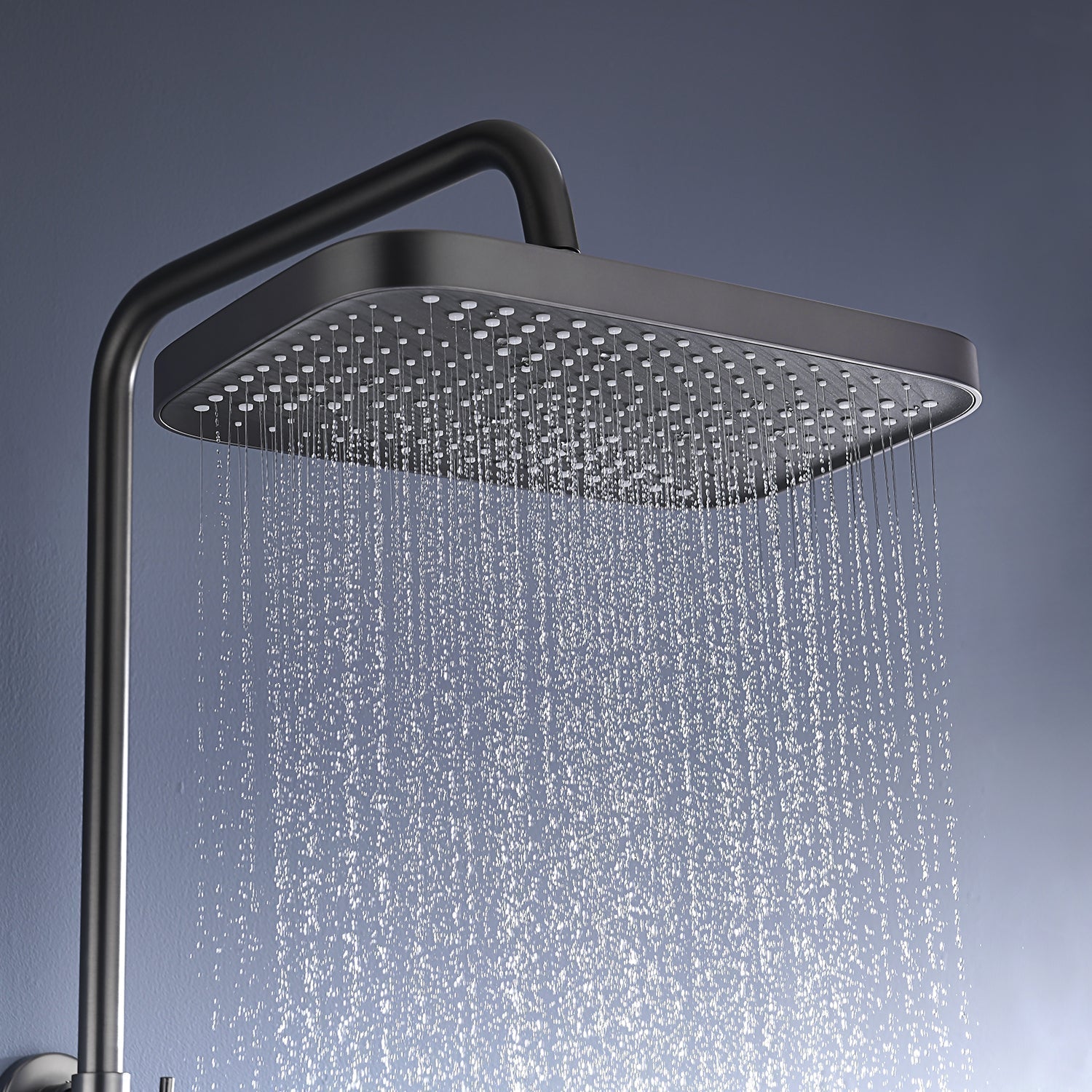 Temperature-Controlled LED Shower System