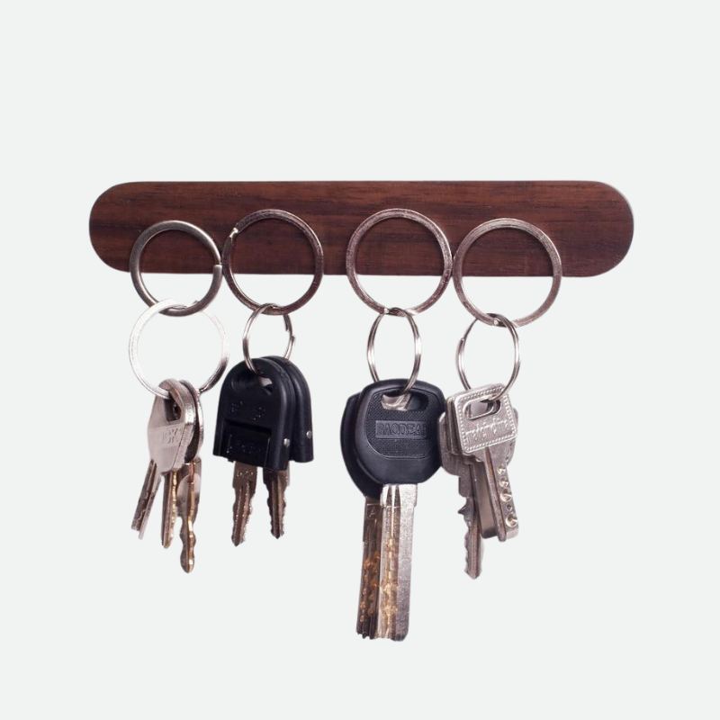 Taavita Magnetic Wooden Key Holder Wall Organizer