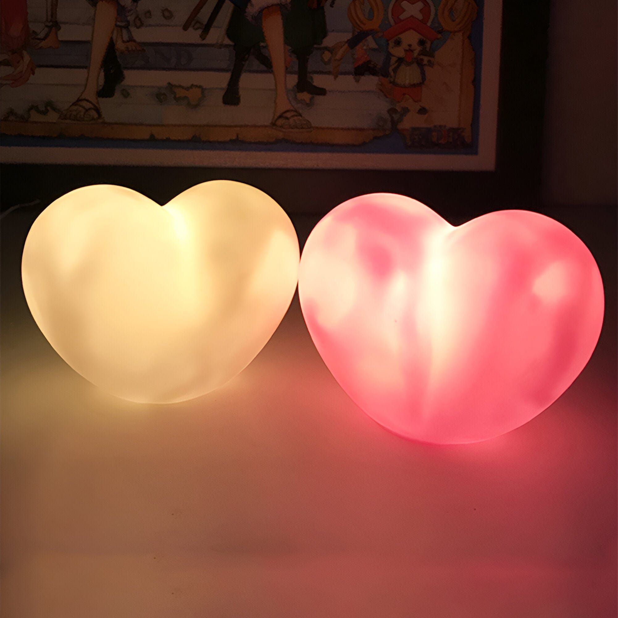 Lampe 3D LED Cœur d'Amour Créatif