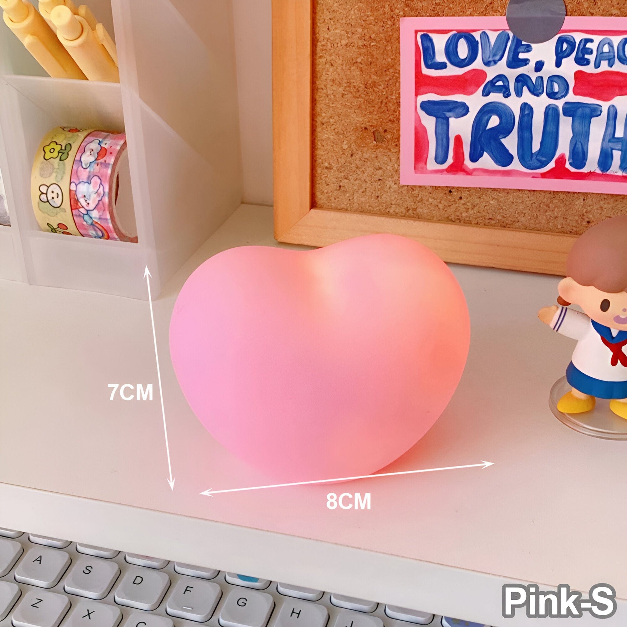 Kreative Love Heart LED 3D Lampe