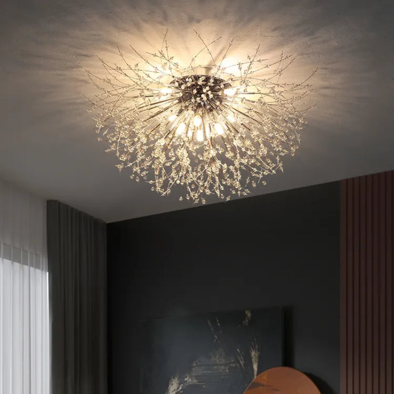 Luna Elegant LED Pendant Lights - White and Gold Metal for Living Room and Dining Room