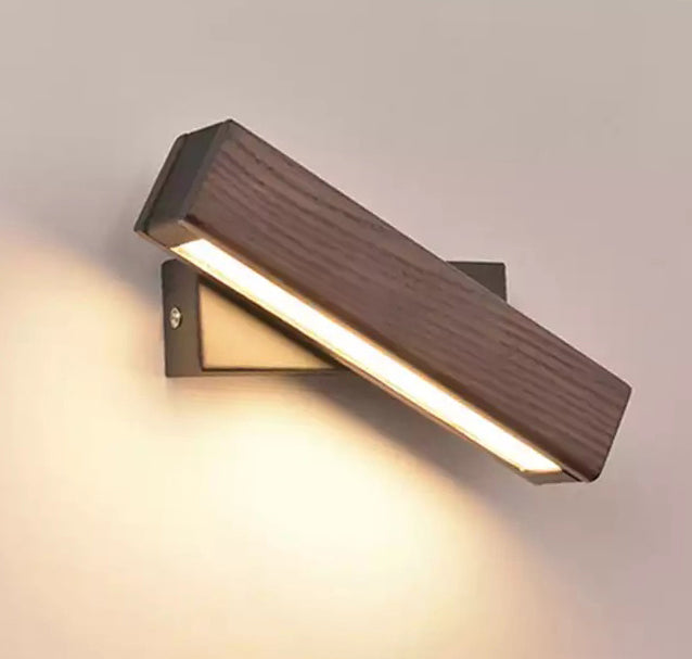 Noordse As Houten Rotatable Bedlamp LED Wandlamp