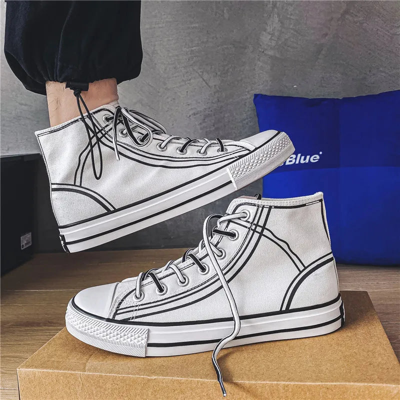 BoldLine Classic High-Top Sneakers