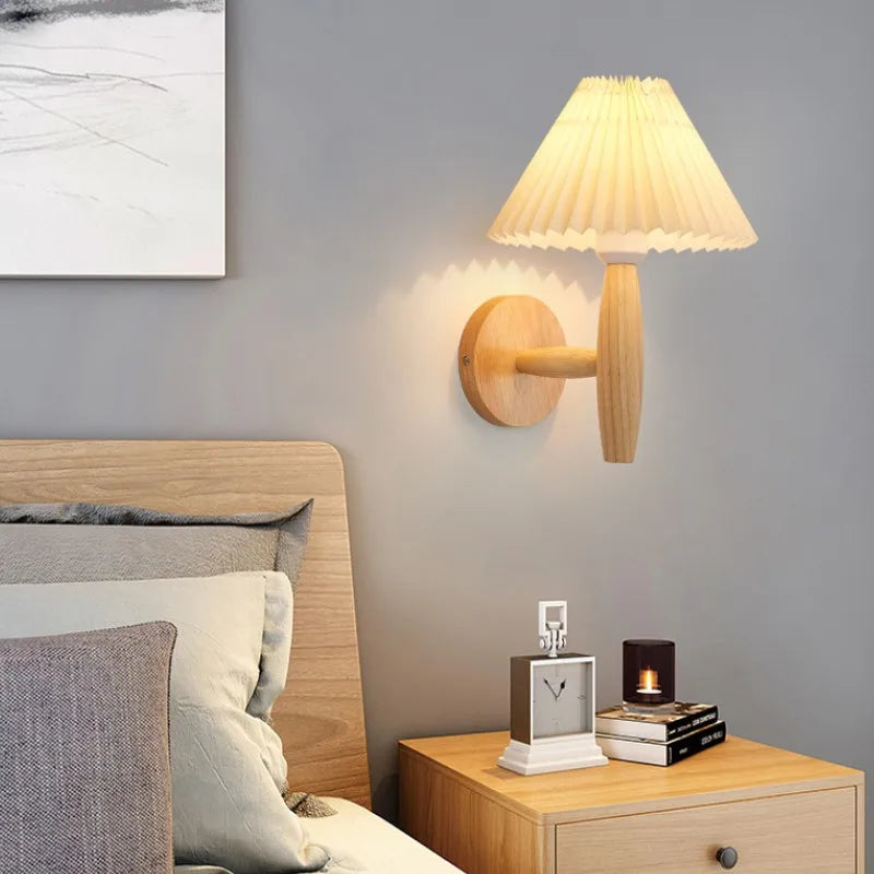 WoodLuxe - Modern wooden wall light lamp