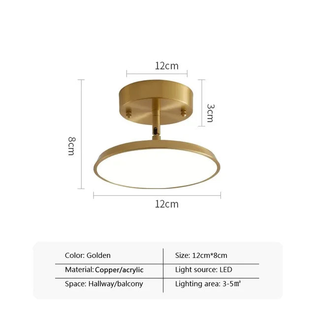 SleekAura - Minimalistická stropní lampa