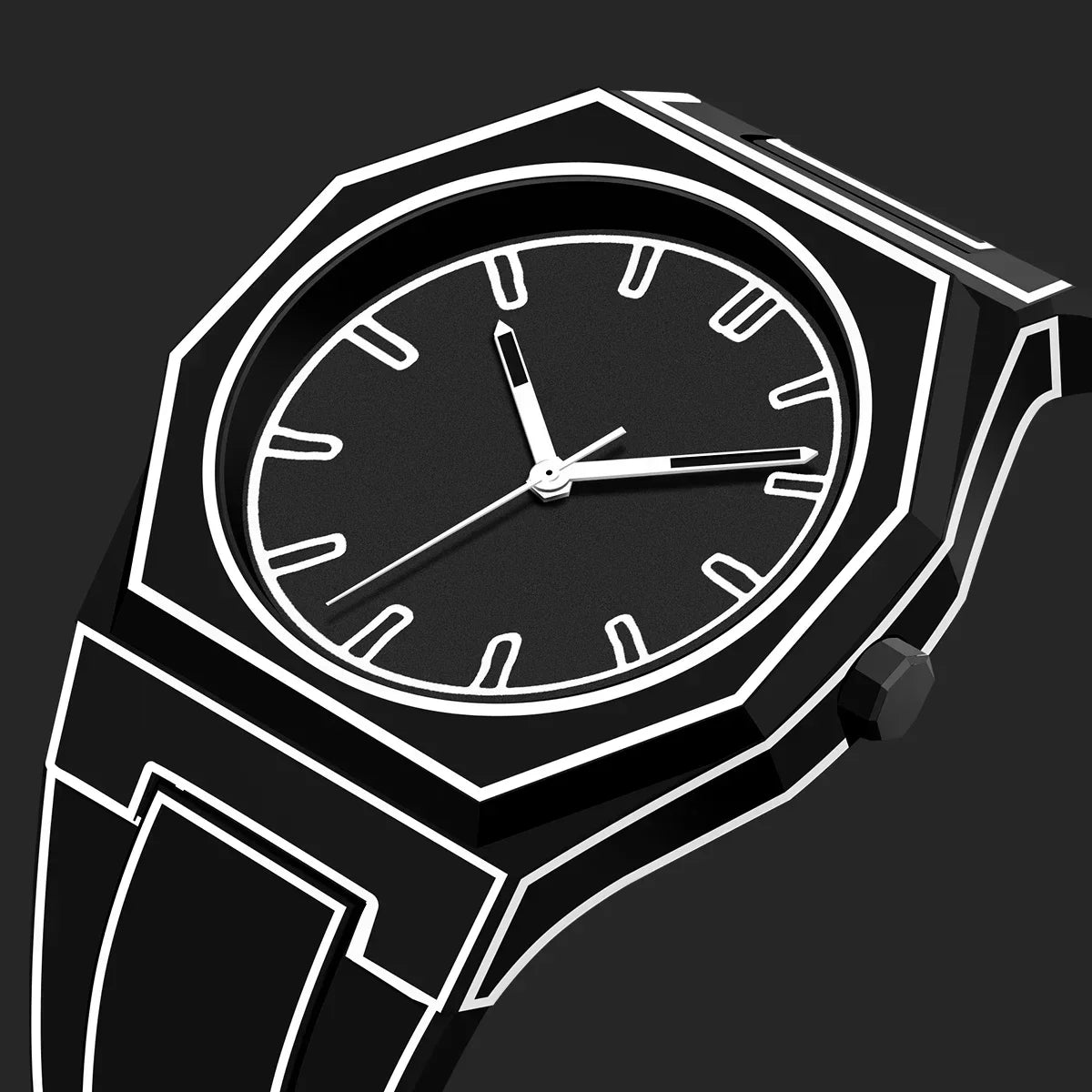 Reloj minimalista moderno para hombre