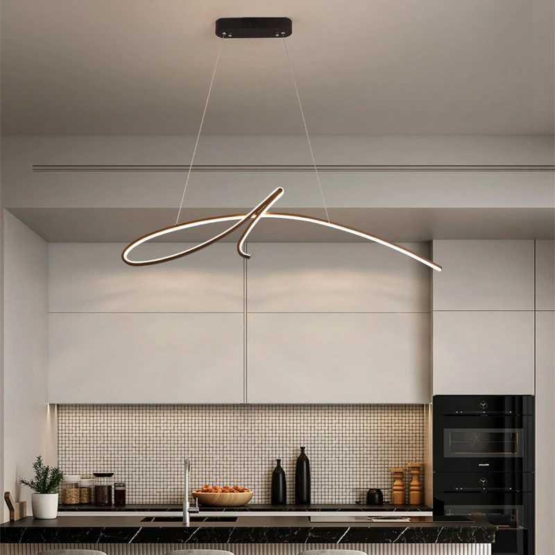 Modern Strip Pendant Light