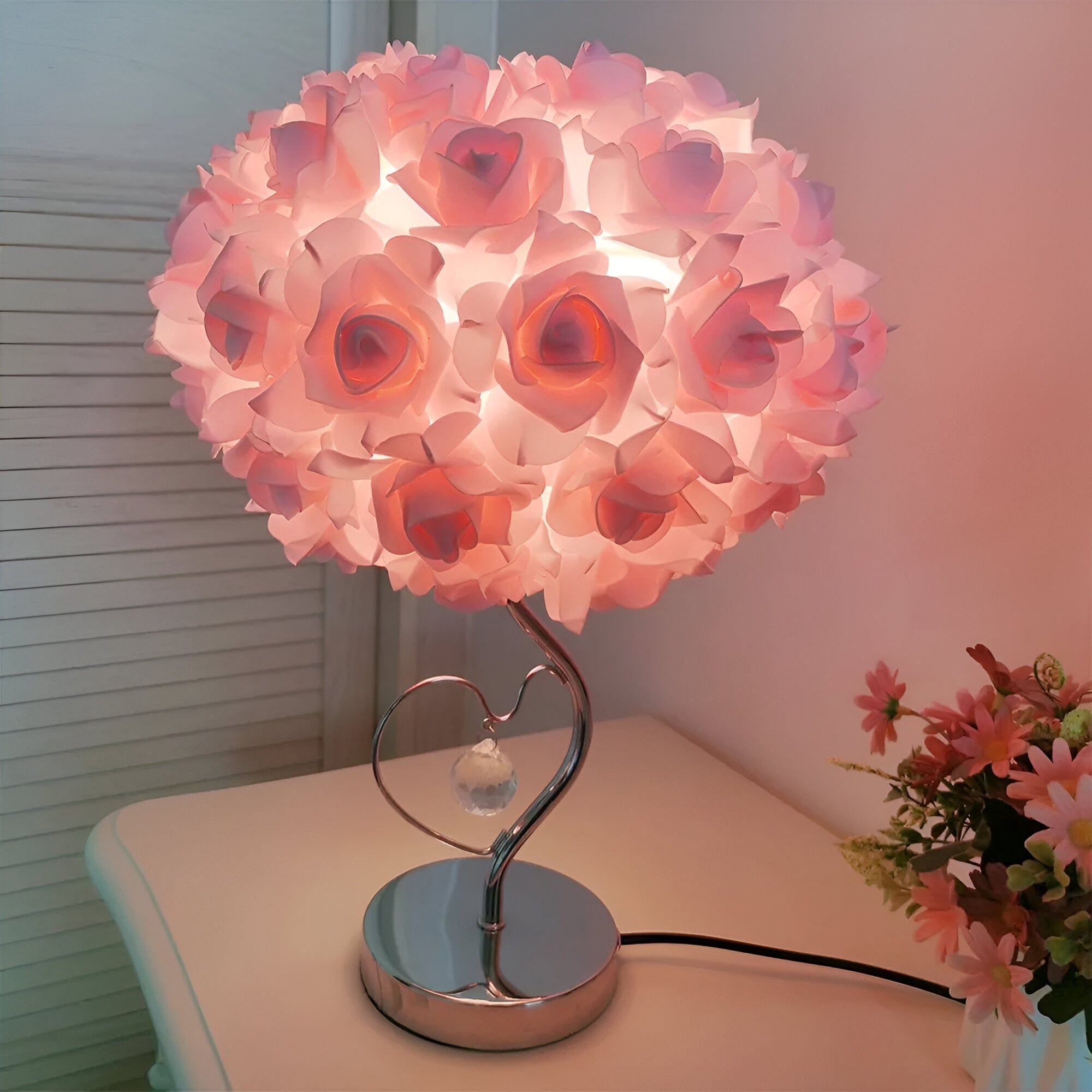 Rose Bedroom Décor Nightlight