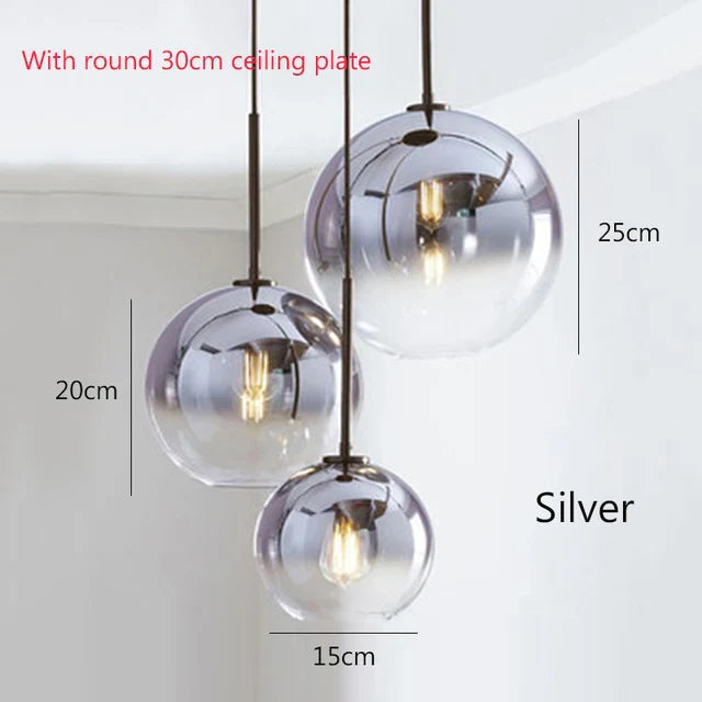 Vrimlo Gradient Glass Ball Lamp