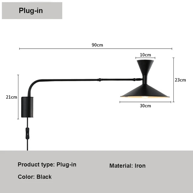 PureFlex - Lámpara de pared Nordic Swing