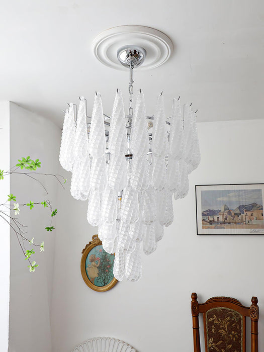 Frosted Veil Snowfall Chandelier