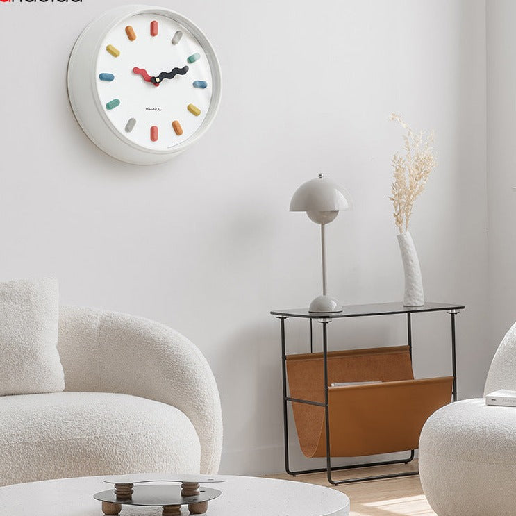 3D Nordic Silent Wall Clock – Miljövänlig och modern design för vardagsrum