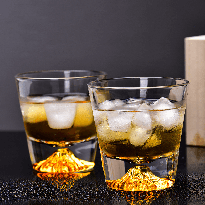 Japanische Mount Fuji Whisky-Glas-Sets