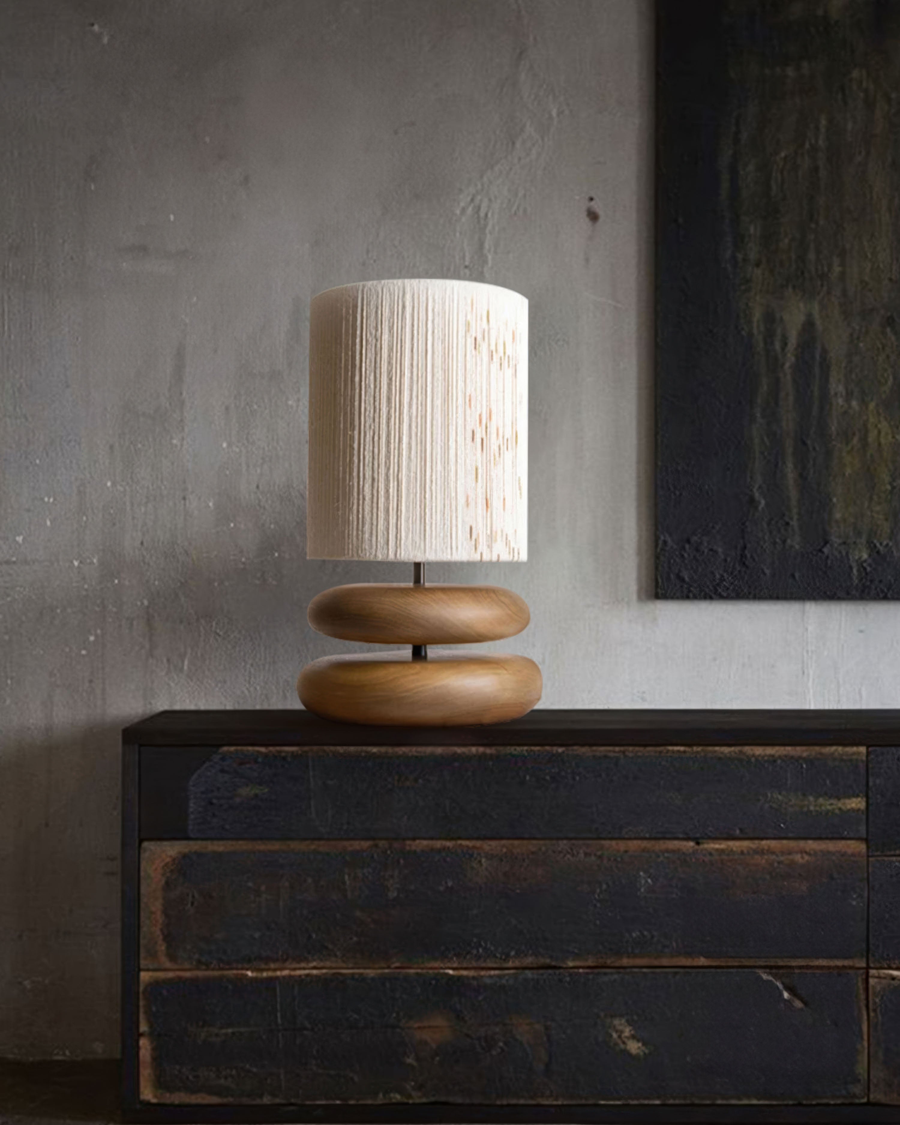 Satori Tranquil Wood Table Lamp