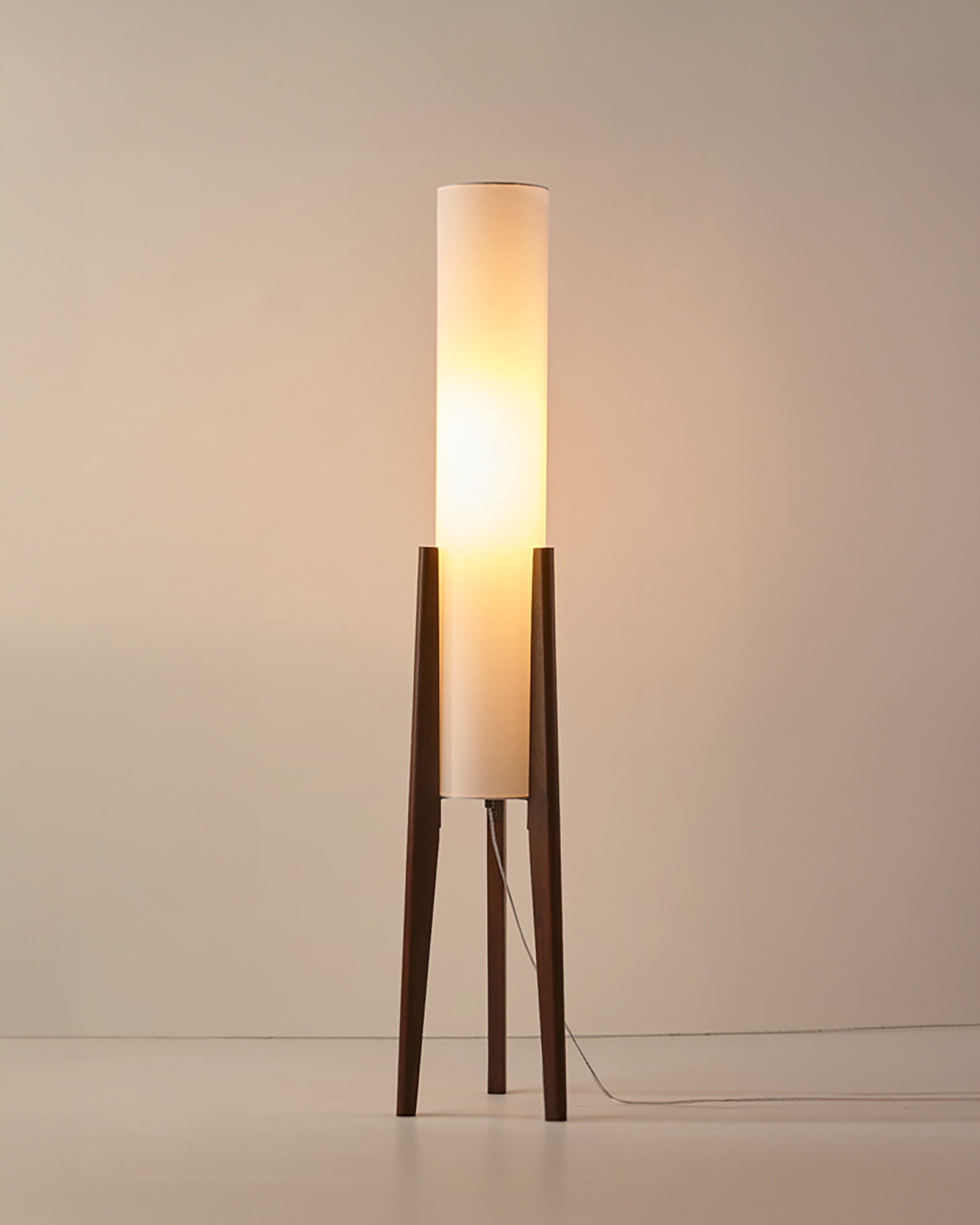 Walnut Floor Lamp Solid Wood Art Lamp