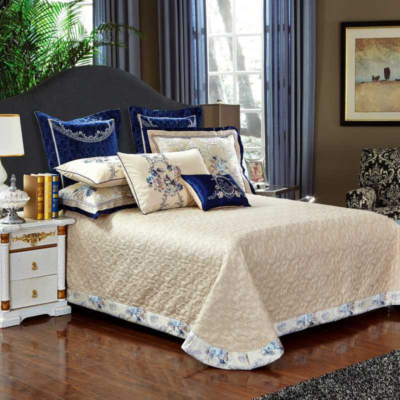 Luxe beddengoedset van oosters jacquard