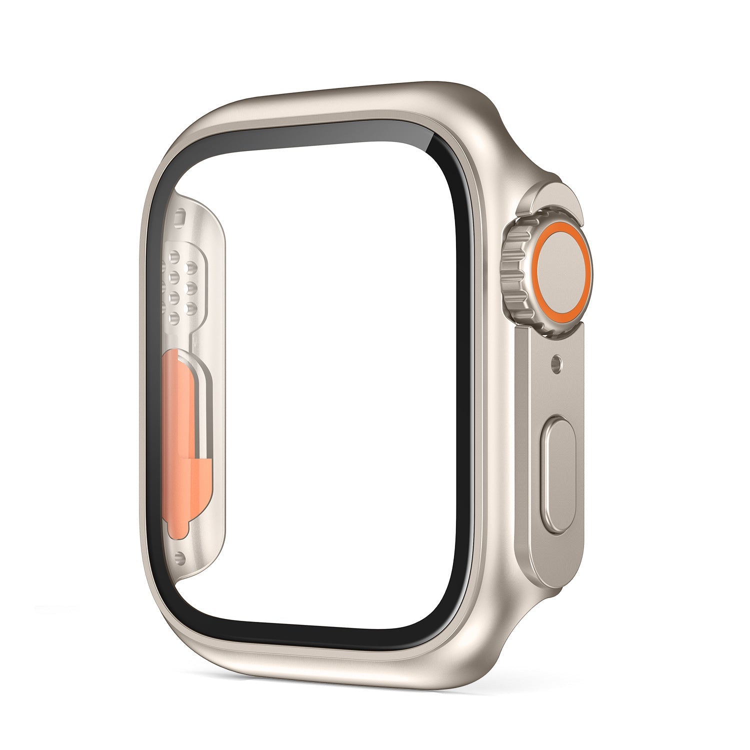 Capa Ultra-fina e à Prova de Água para Apple Watch com Filme de Vidro Temperado