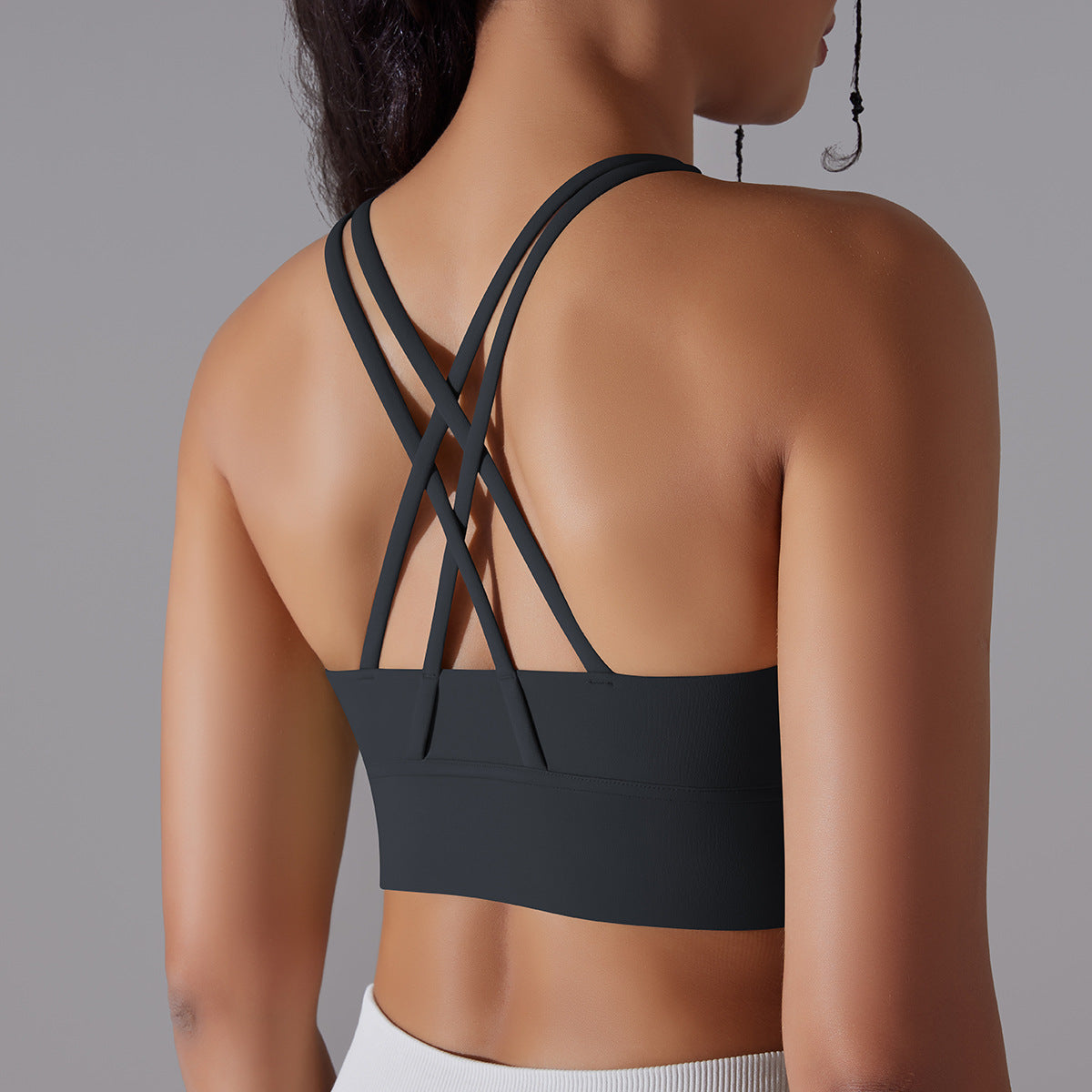 Double-Cross Shockproof Sports Bra