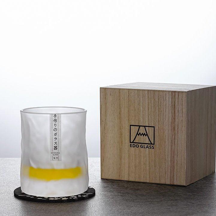 Japanese Edo Kiriko Glacier Whisky Glasses