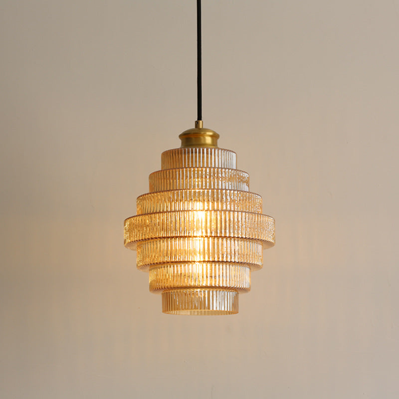 BrassBottle - Lampada in vetro e ottone