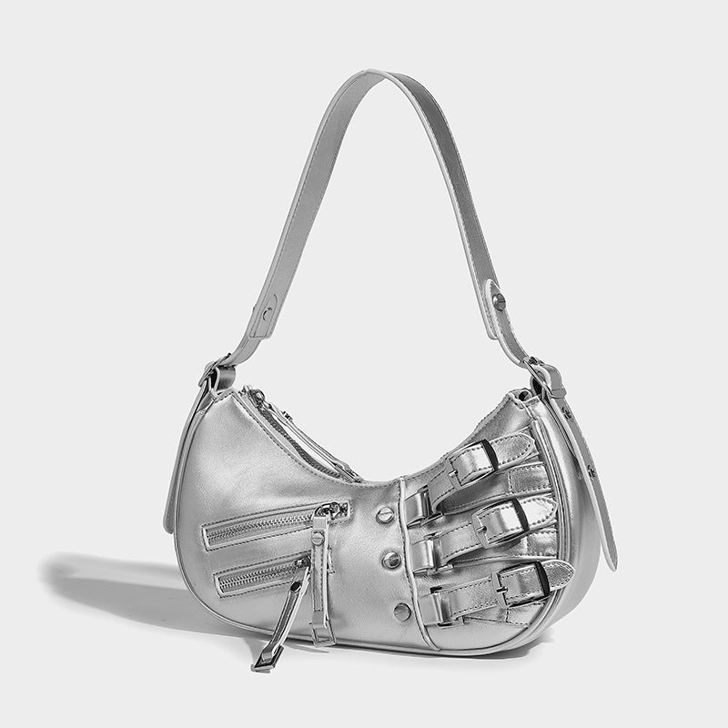 Kaida Buckle Hobo Crescent -laukk