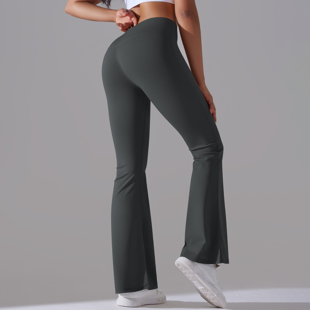 Sculpt & Flare High-Waist Gym Leggings