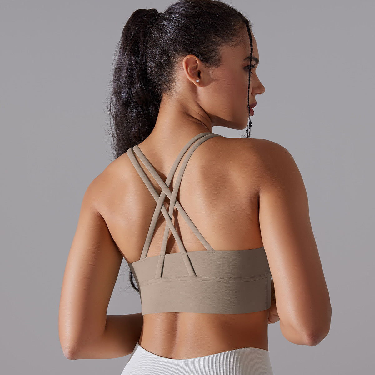 Double-Cross Shockproof Sports Bra