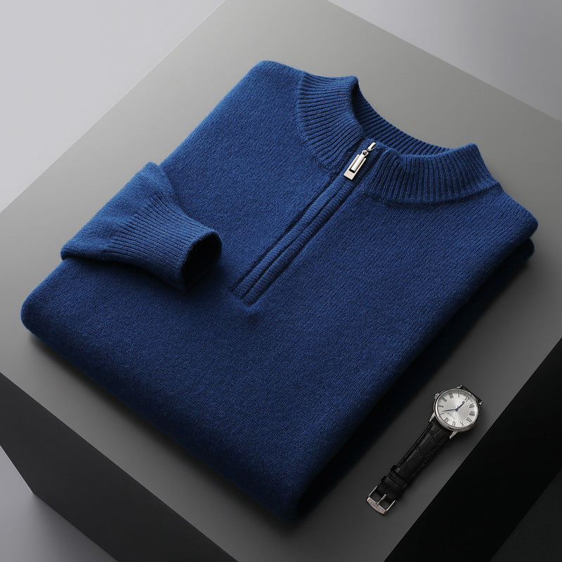 Payton: 100% Australian wool Half Zip Sweater