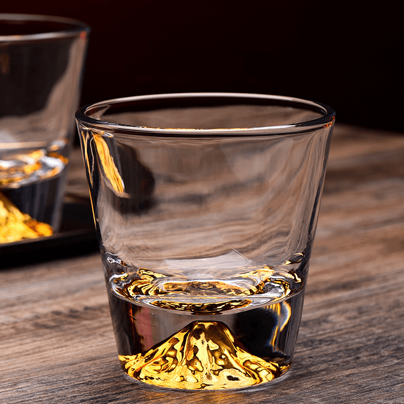 Japanische Mount Fuji Whisky-Glas-Sets