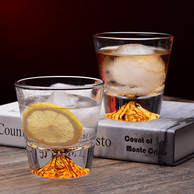 Japanse Mount Fuji Whisky Glazen Sets