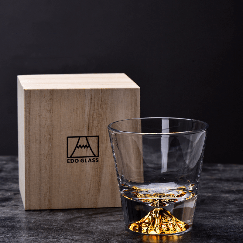 Japanische Mount Fuji Whisky-Glas-Sets