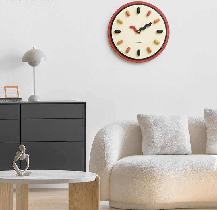 3D Nordic Silent Wall Clock – Miljövänlig och modern design för vardagsrum