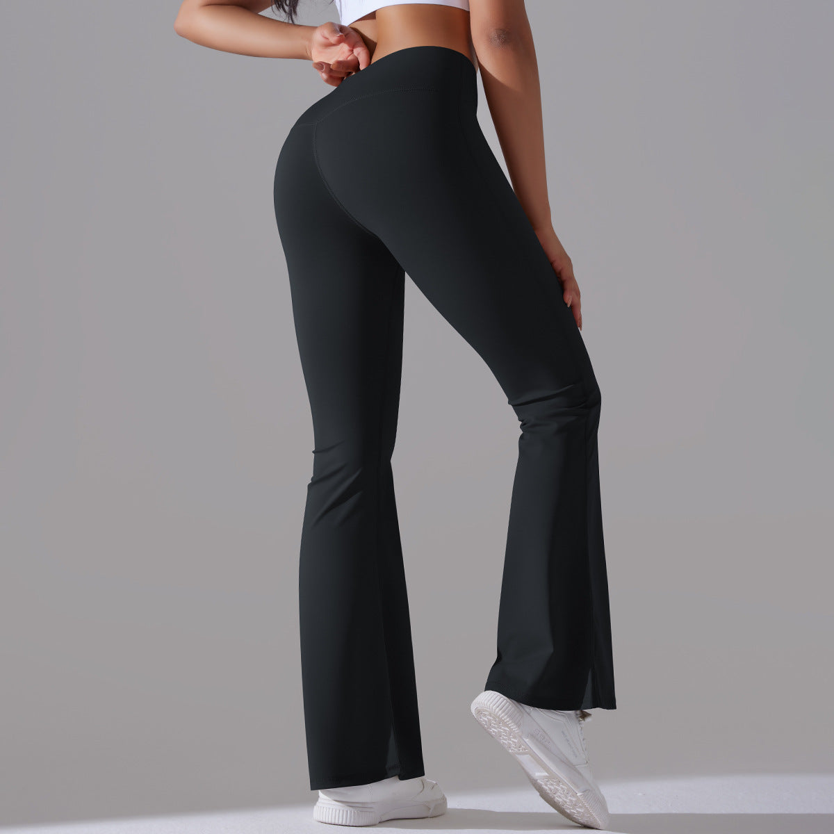 Sculpt & Flare High-Waist Gym Leggings