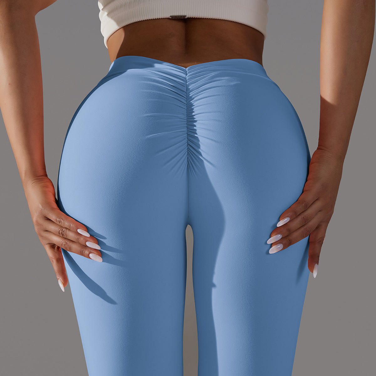 V-Back High Waisted Leggings